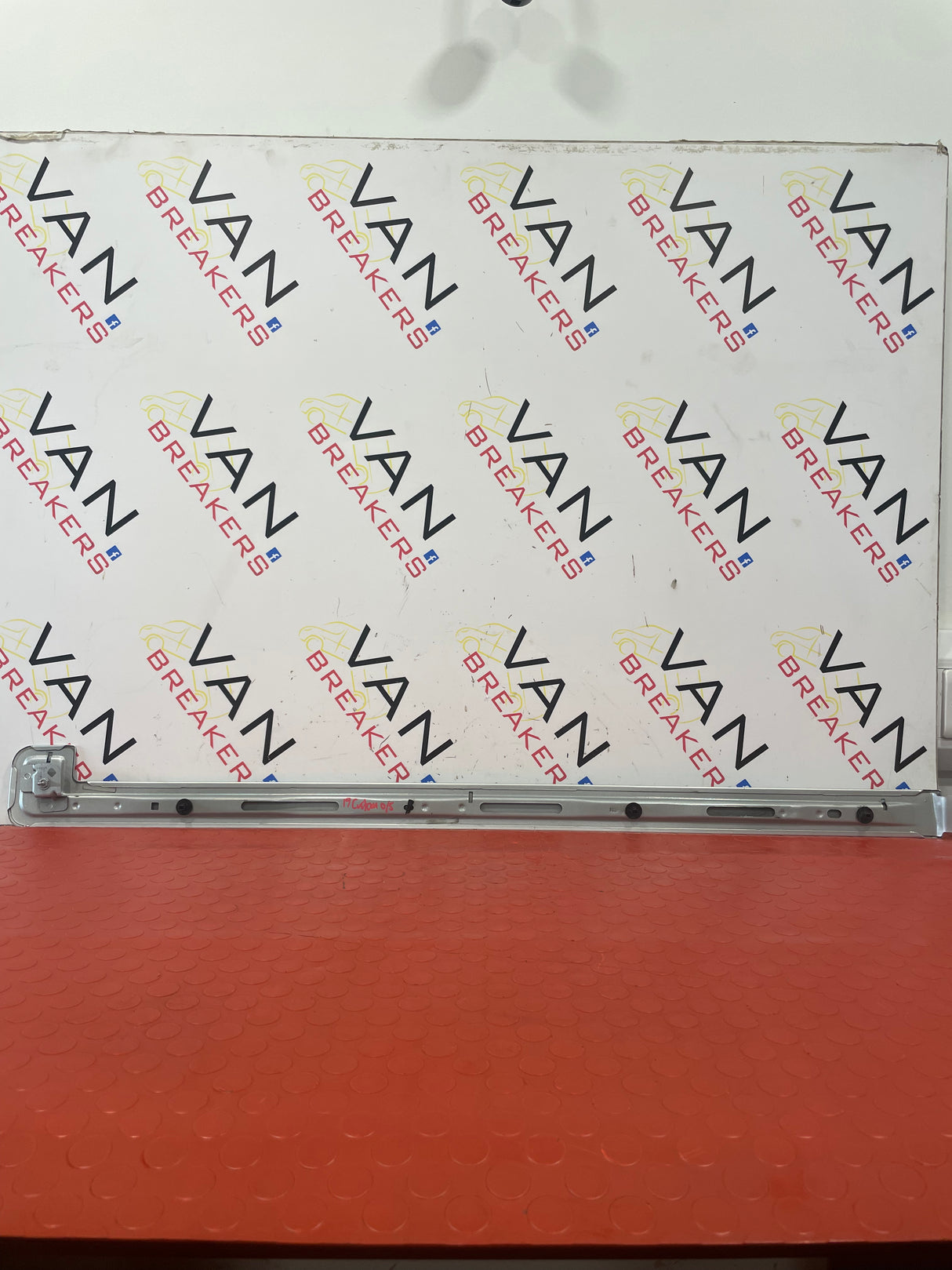 Ford Transit Custom SLIDING DOOR RAIL COVER DRIVERS SIDE 2019-2023 (Silver) 112cm long  P/N JK21V250A74