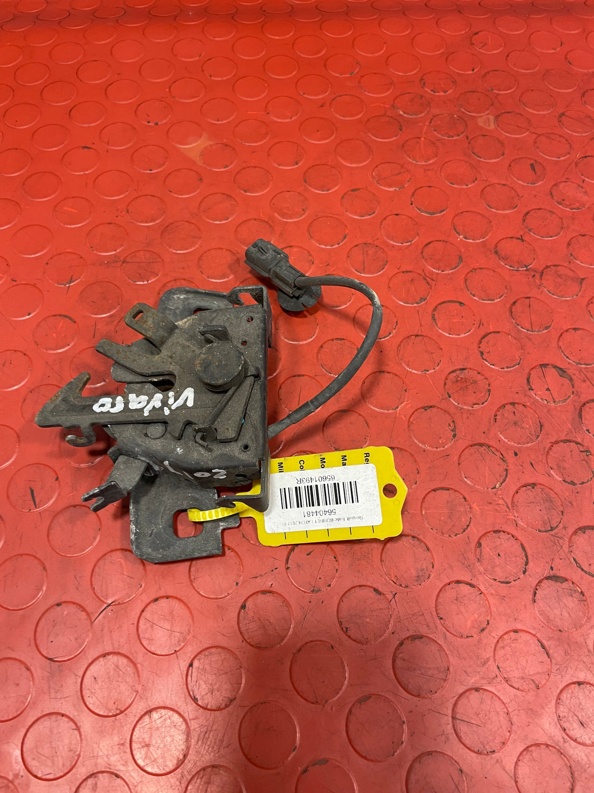 Renault Trafic BONNET LATCH 2017 P/N 65601493R