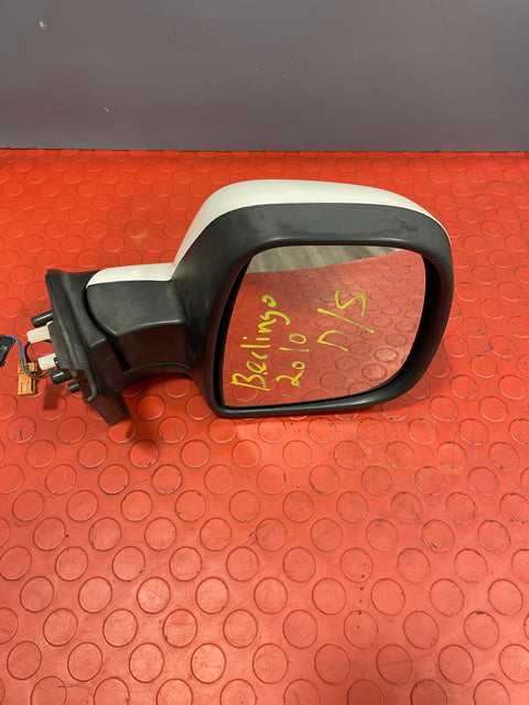 Citroen Berlingo/Peugeot Partner WING MIRROR Driver's Side RH 2013-2018 (gloss white) P/N 232636104 - 3