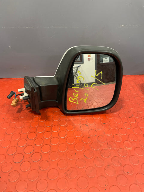 Citroen Berlingo/Peugeot Partner WING MIRROR Driver's Side RH 2013-2018 (gloss white) P/N 232636104 - 3