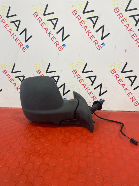 Citroen Berlingo/Peugeot Partner MANUAL WING MIRROR Driver Side RH 2013-2018 (Black) P/N 232636104 - 7