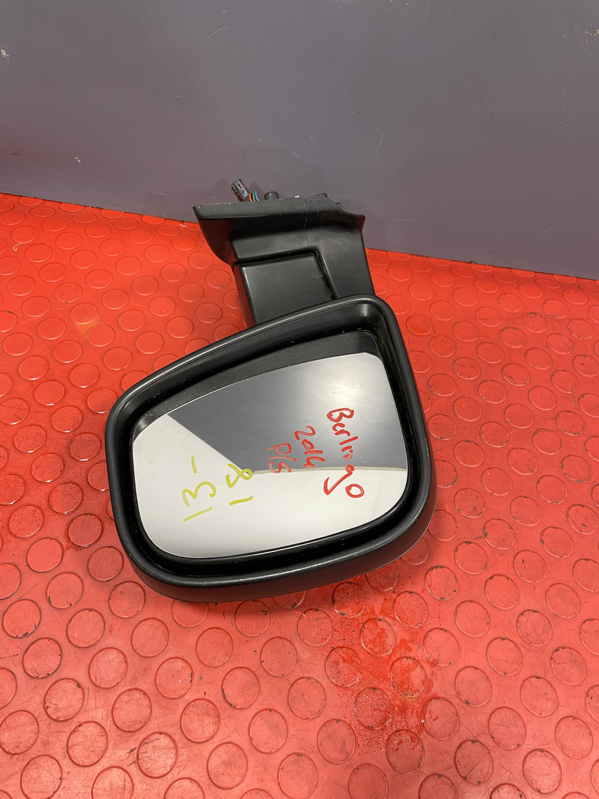 Citroen Berlingo/Peugeot Partner  WING MIRROR PASSENGER SIDE (Metallic Dark Gray Glossy) 2013-2018 P/N 232636103 - 13