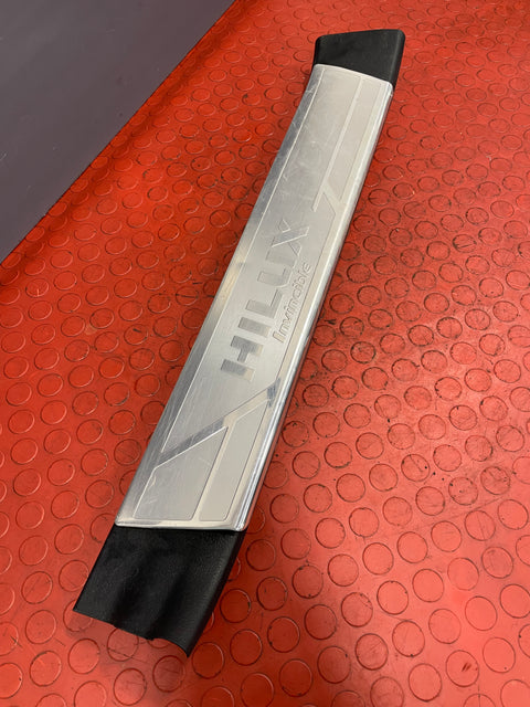 Toyota Hilux Invincible INNER CHROME THRESHOLD DOOR SILL TRIM Driver's Side 2017 P/N 67913KK010