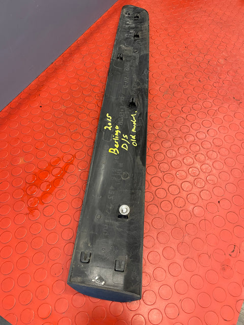 Citroen Berlingo DOOR MOULDING TRIM STRIP COVER PANEL FRONT DRIVER'S SIDE O/S  2008-2016 P/N 9681645377