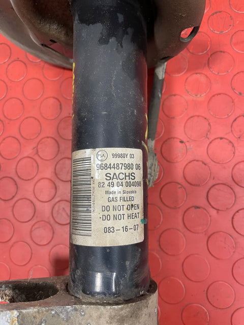 Peugeot Partner/Citroen Berlingo COMPLETE FRONT SHOCK ABSORBER PASSENGER'S SIDE LH 2008-2018 P/N 9684487980
