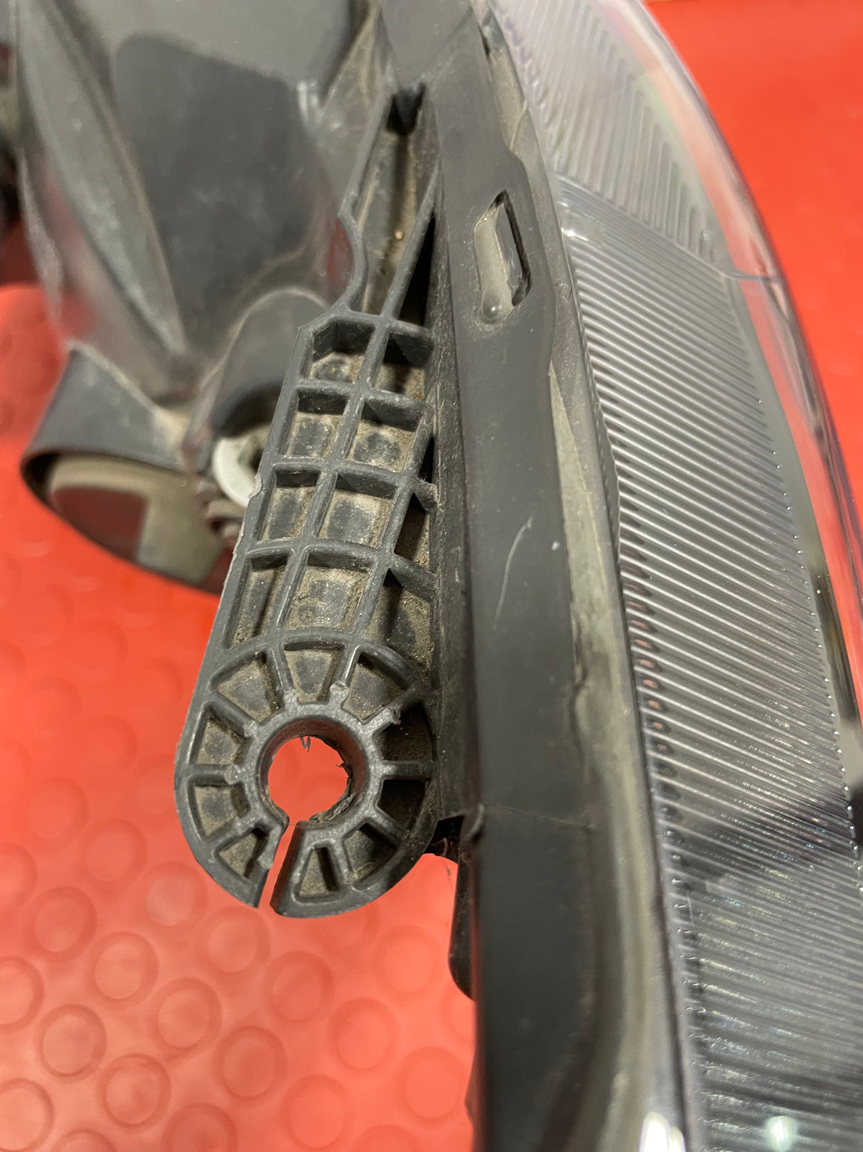 Ford Transit MK8 DRIVERS SIDE HEADLIGHT WITH BLACK INSERT 2016-2019  P/N GK3113W029AA