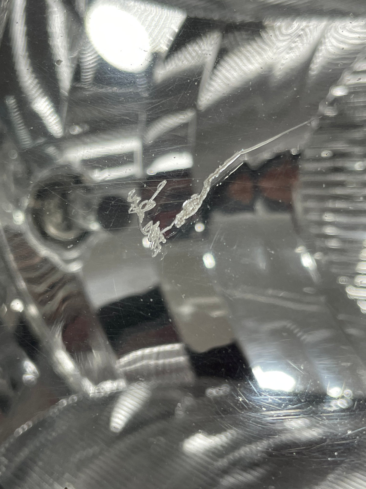 Ford Transit MK8 DRIVERS SIDE HEADLIGHT WITH BLACK INSERT 2016-2019  P/N GK3113W029AA