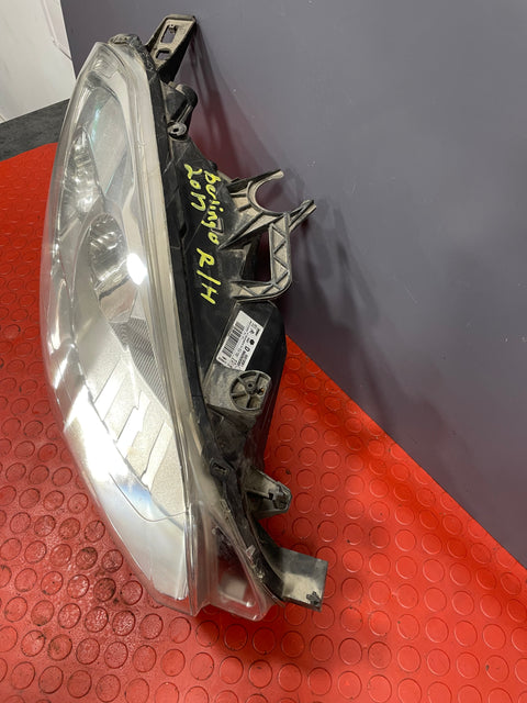 Citroen Berlingo/Peugeot Partner HEADLIGHT DRIVER SIDE RIGHT 2008-2016 P/N 9682828380-1