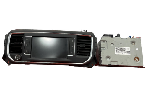 Citroen Dispatch MULTI FUNCTION  RADIO  AUDIO AND SAT NAV DISPLAY WITH SURROUND AND HEAD UNIT 2017-2024 P/N 9831665880 9834032980