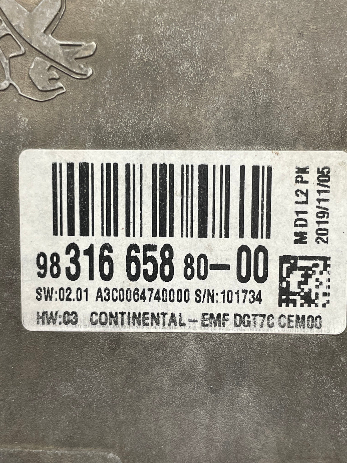Citroen Dispatch/Peugeot Expert/Vauxhall Vivaro/Toyota Proace  MULTI FUNCTION  RADIO  AUDIO AND SAT NAV DISPLAY WITH SURROUND AND HEAD UNIT 2016-2024 P/N 9831665880 9834032980