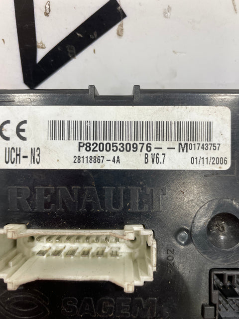 Renault Trafic 1 Vauxhall Vivaro Nissan Primastar (BCM) BODY CONTROL MODULE 2007-2014  P/N P8200530976