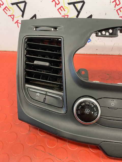 Ford Transit Mk8 RADIO SURROUND WITH CLIMATE CONTROL SWITCHES, AIR VENTS (NO AC) 2019-2023 P/N JK2118835BBW