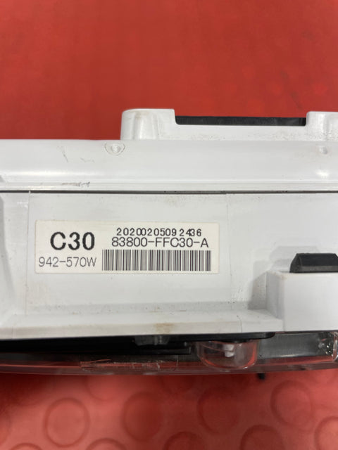 Toyota Hilux INSTRUMENT CLUSTER MPH 2019 P/N 83800FFC30A