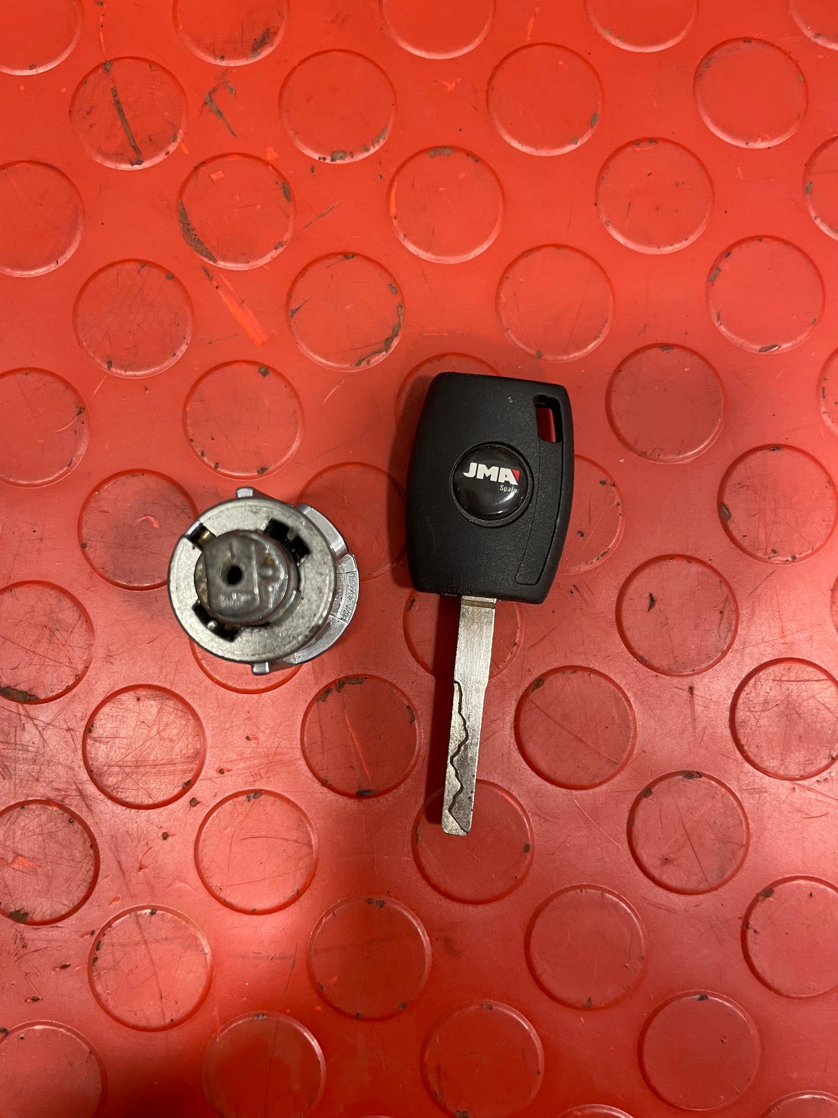 Ford Transit MK8/Custom IGNITION BARREL & REPLACEMENT KEY 2013-2016 P/N BK2T15K601AB