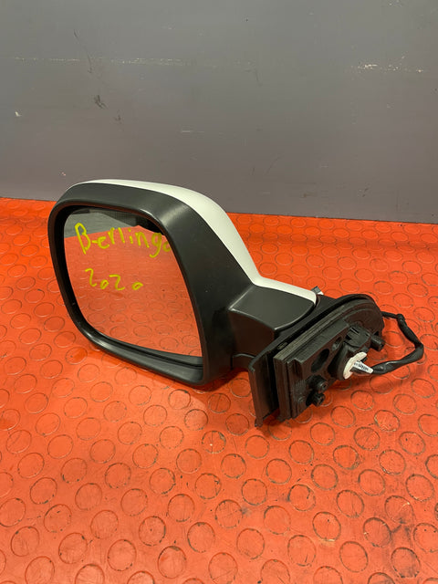 Peugeot Partner/Citroen Berlingo/Vauxhall Combo/Toyota Proace City WING MIRROR (Gloss White / 7 wires) Passenger's Side 2019-2024 P/N 98169900XT - 9 / 51967K01