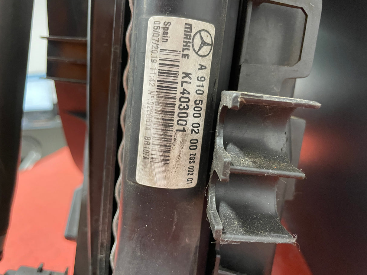 Mercedes Sprinter COOLING SYSTEM RADIATOR PACK,TURBO INTERCOOLER,AC CONDENSER,FAN,HOSES FWD 2019 P/N A9105000200 / A9105010900 / A4479060212 / 3136613503