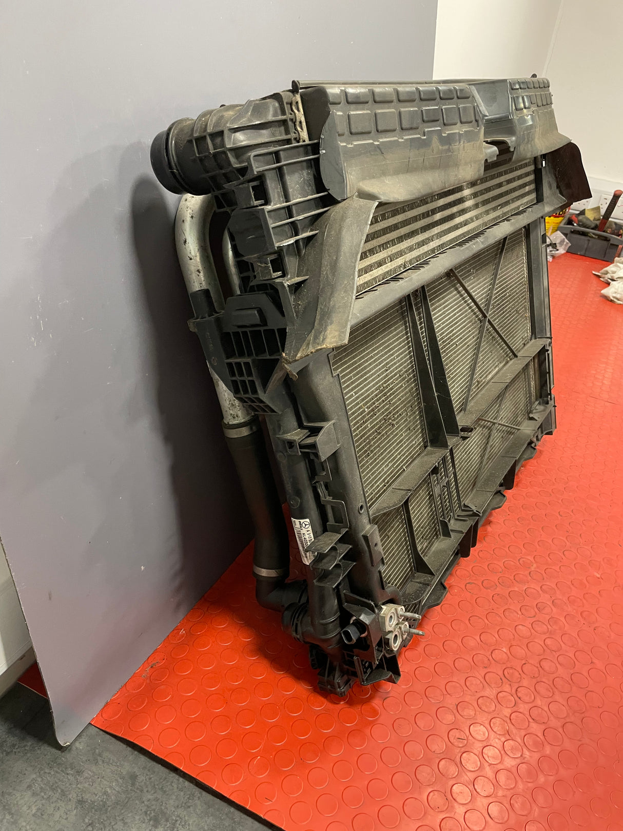 Mercedes Sprinter COOLING SYSTEM RADIATOR PACK,TURBO INTERCOOLER,AC CONDENSER,FAN,HOSES FWD 2019 P/N A9105000200 / A9105010900 / A4479060212 / 3136613503