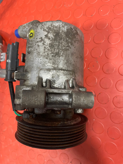 Citroen Berlingo/Peugeot Partner AIR CONDITIONING PUMP W/ HOSE HDI 1.6 2019-2024 P/N 9810349980 - 2