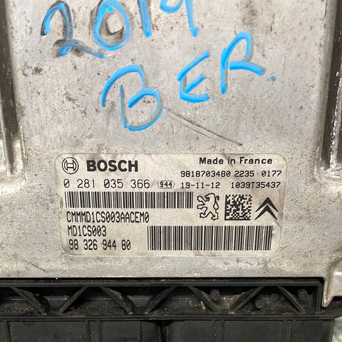 2019 Citroen Berlingo ECU