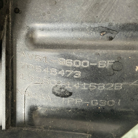 2015 Ford Transit Connect Airbox and airflow meter